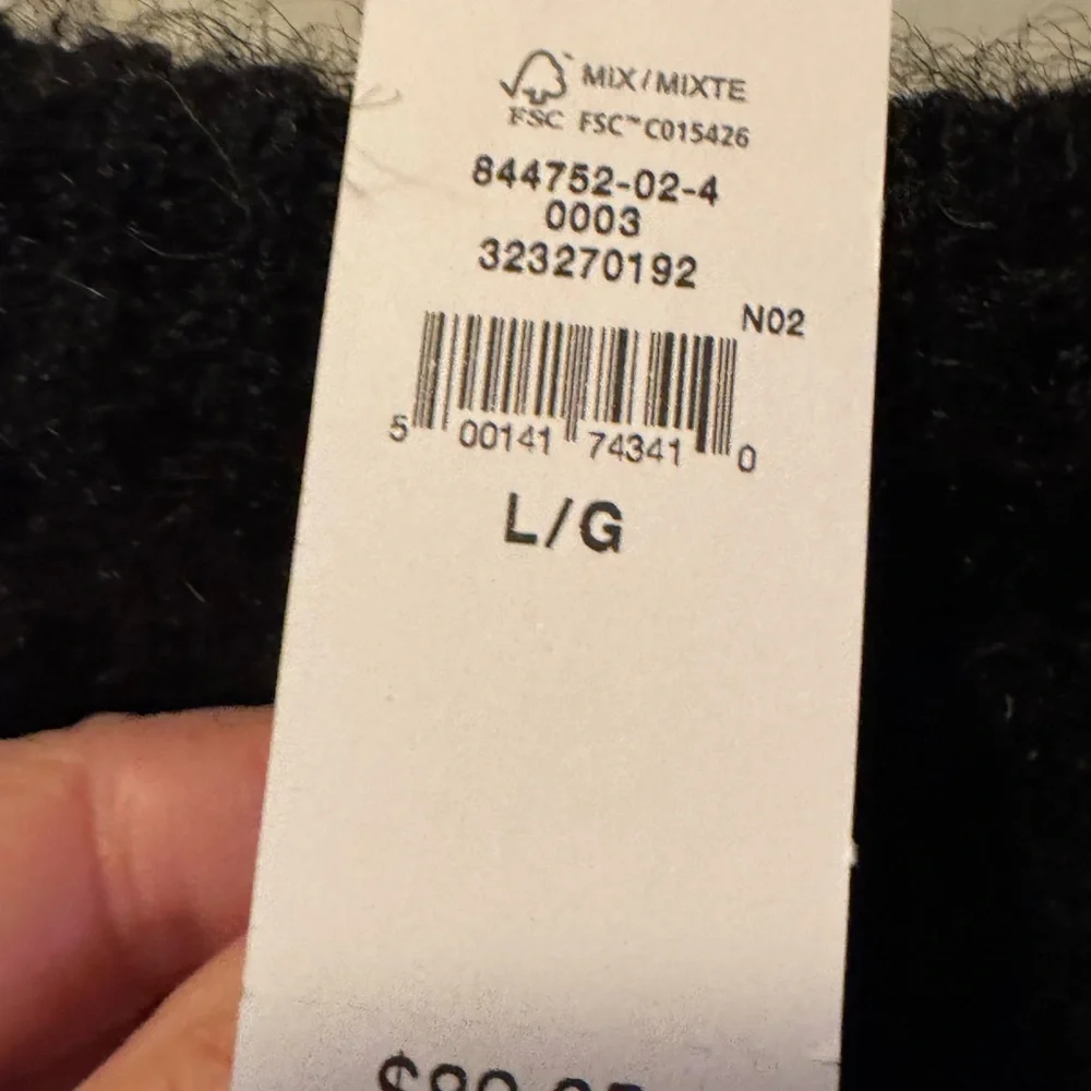 GAP Women's Charcoal Crew Neck Sweater - Picture 6 of 8